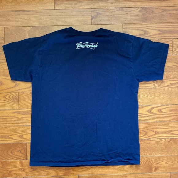 🏒Budweiser Hockey Night in Canada tshirt short sleeve large men’s navy. - Picture 2 of 8